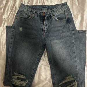 Shein Low Rise Flared Jeans